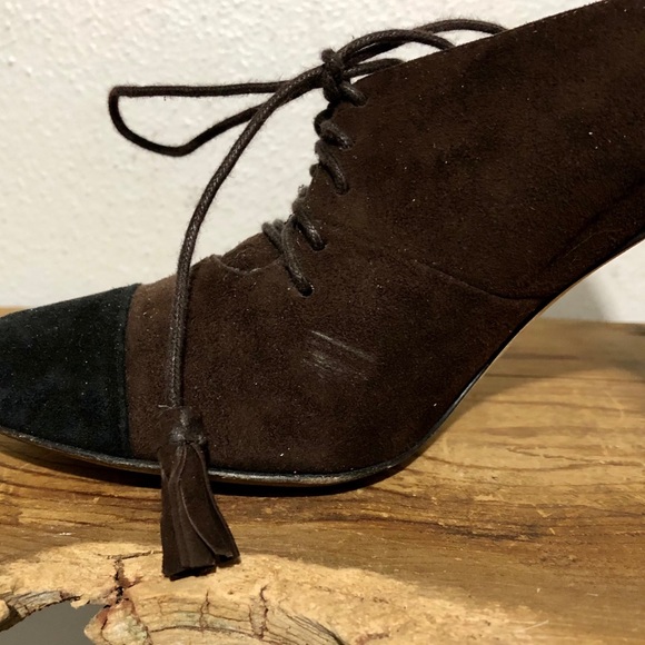 * 🎉 HP 🎉 Kate Spade | Duotone Suede Heeled Oxfords Size 6.5 - Picture 11 of 11